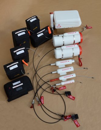 Magnum ballistic parachute systems and rocket-deployed canisters